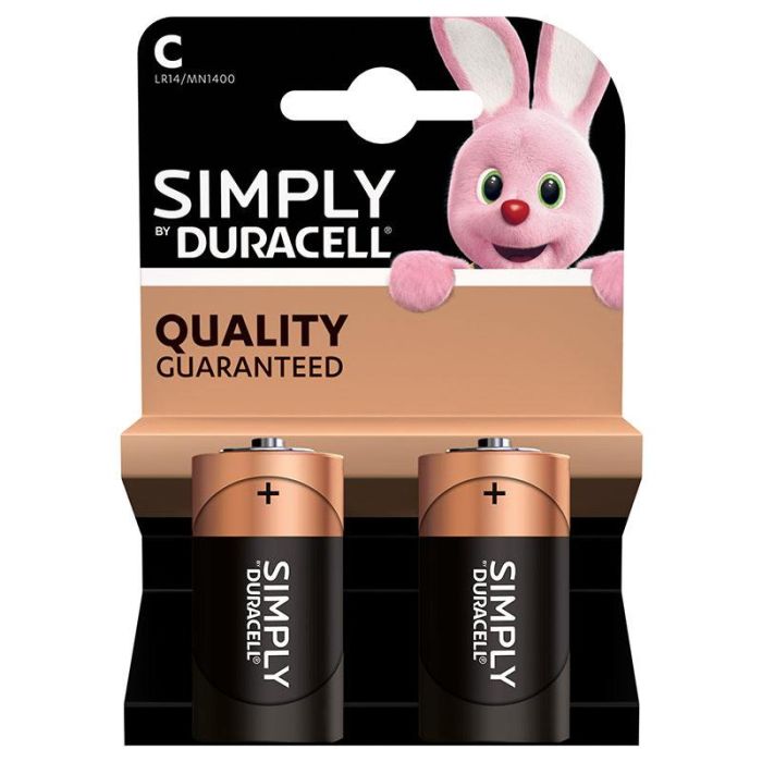 Baterie DURACELL Simply C X2