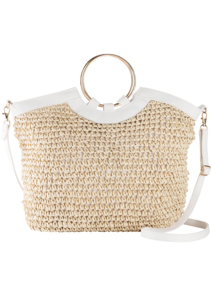Strohhandtasche