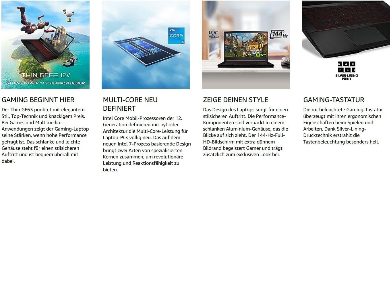 MSI Gaming Notebook,15,6