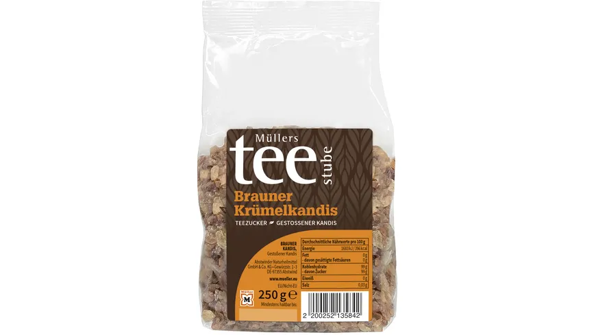 Müllers Teestube Brauner Krümelkandis 250 g