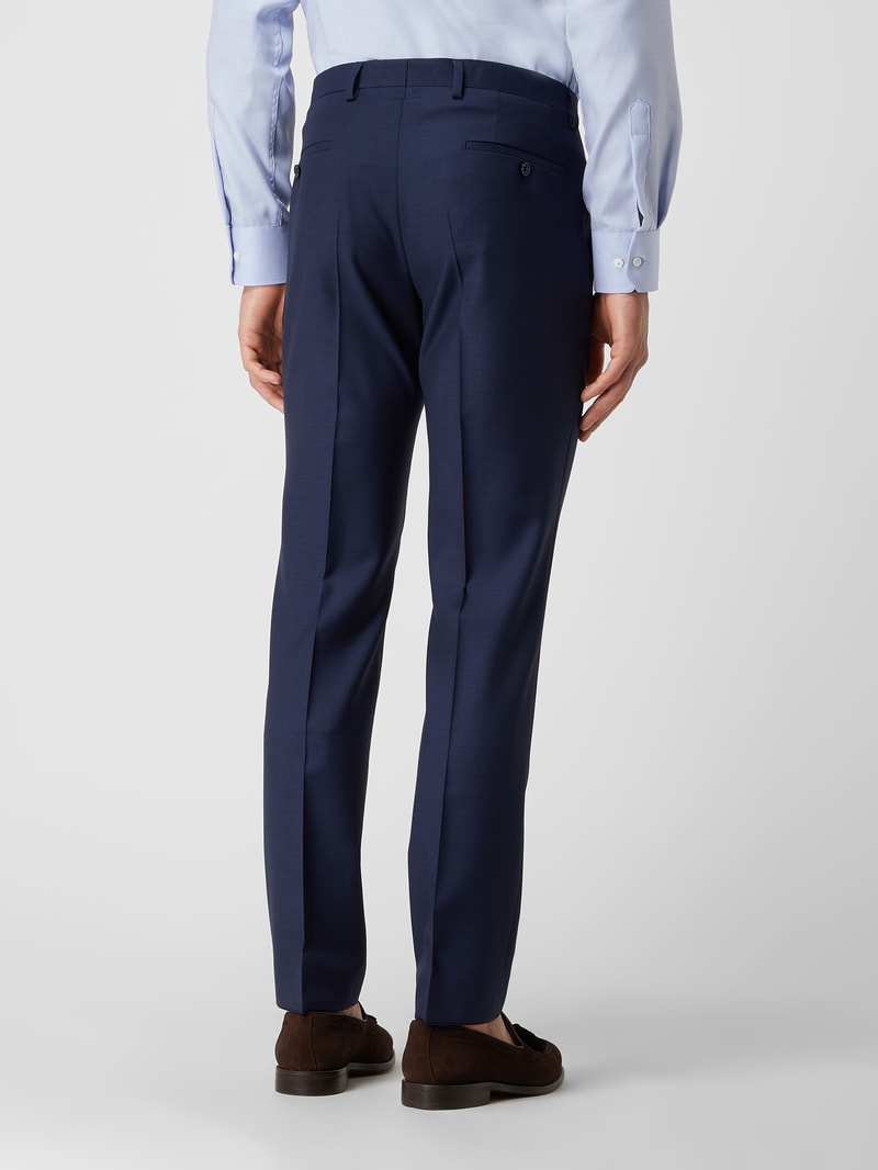 Slim Fit Anzug mit 2-Knopf-Sakko in marineblau