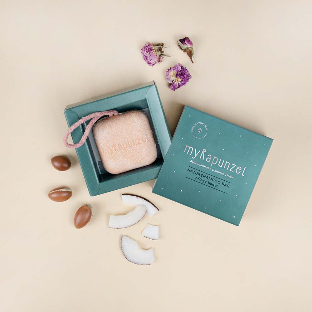 myRapunzel Naturshampoo Bar Pflege Boost 60 g
