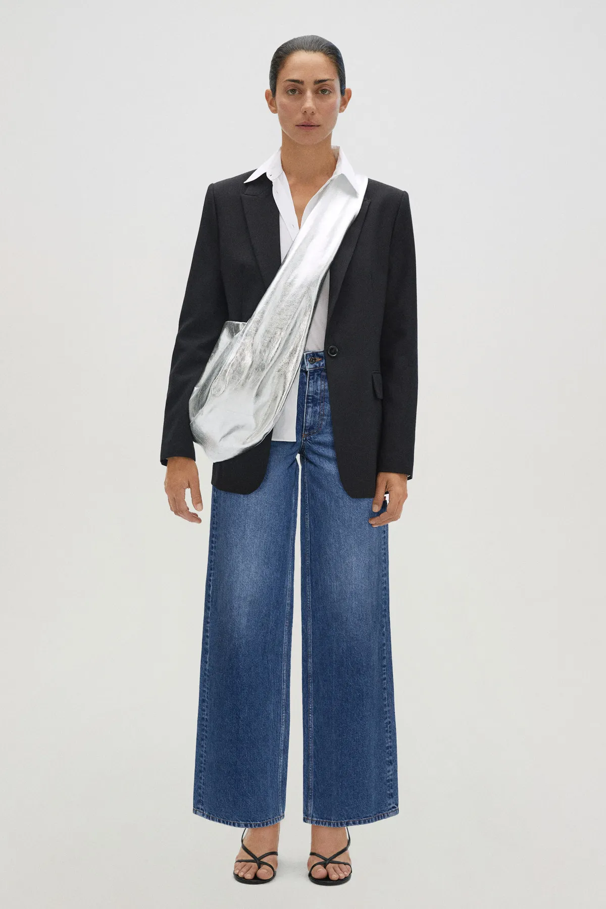 MANGO  Jeans - Blau - Wide Leg