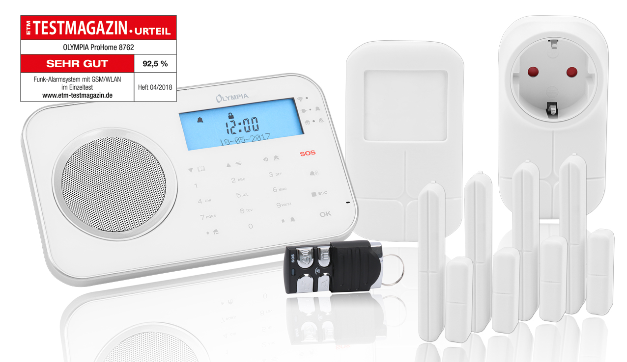 Olympia Alarmanlage OLYMPIA ProHome 8762