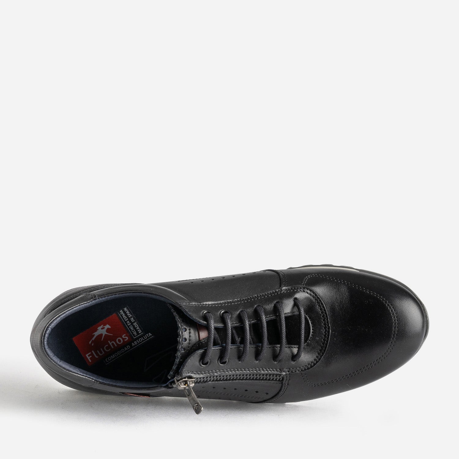 Tennis FLUCHOS noire en cuir
