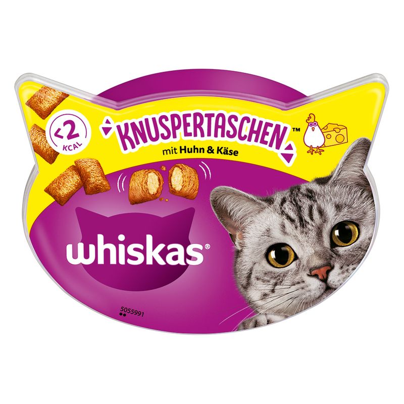 Mixpaket Whiskas Knuspertaschen 16 x 60 g