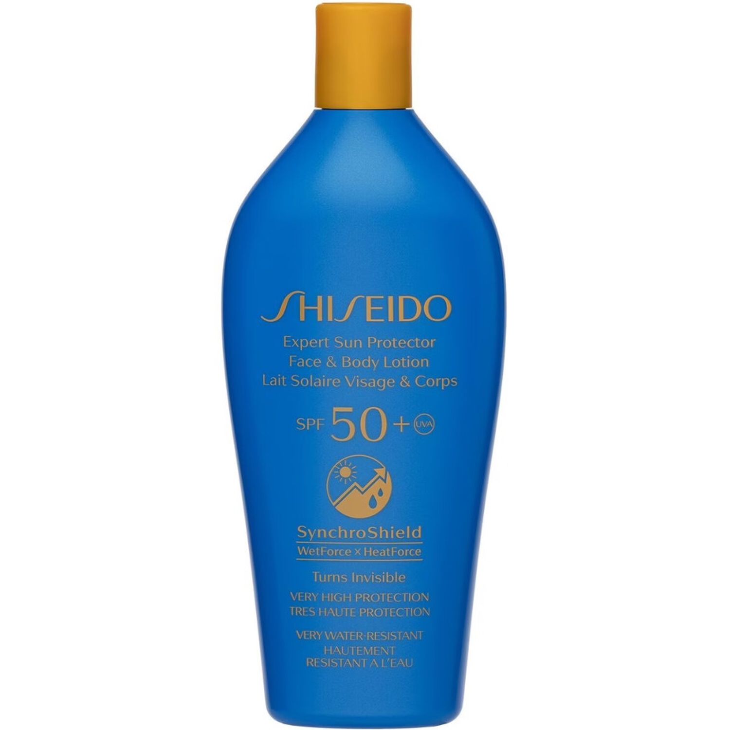 Shiseido SynchroShield SPF50+ Lait Solaire Visage et Corps 300 ml