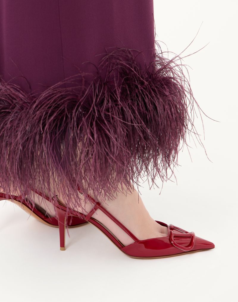 VLogo Signature Patent Slingback Pump 80mm