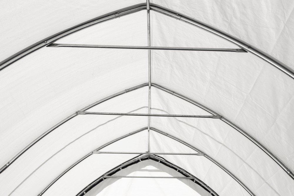 Green Yard Folien Gerätehaus/-Garage, ca. 390 x 610 x 370 cm - Grau