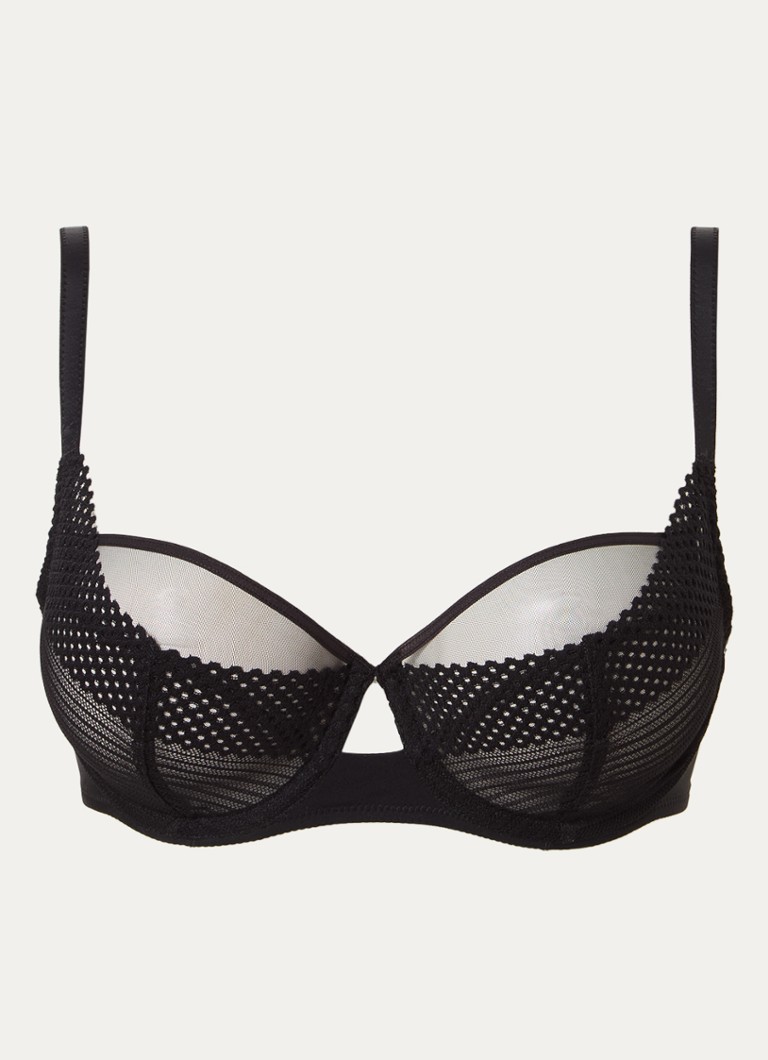 Chantelle Underwire bra with lace and mesh