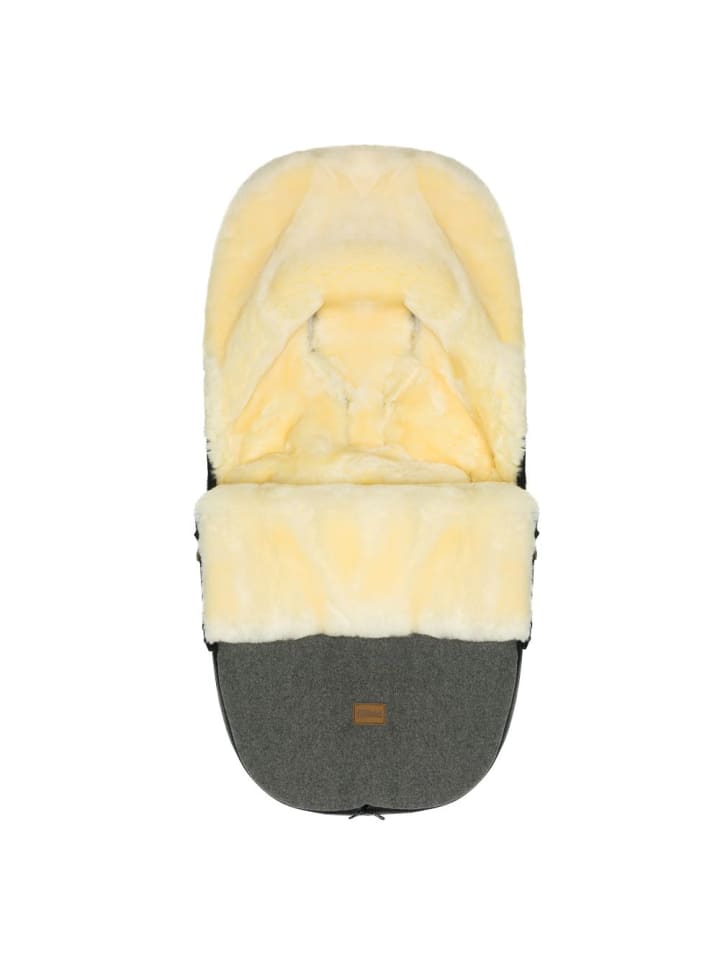 fillikid Lammwoll-Fußsack Makalu Wool für Buggy, Sport- in grau günstig kaufen onesize