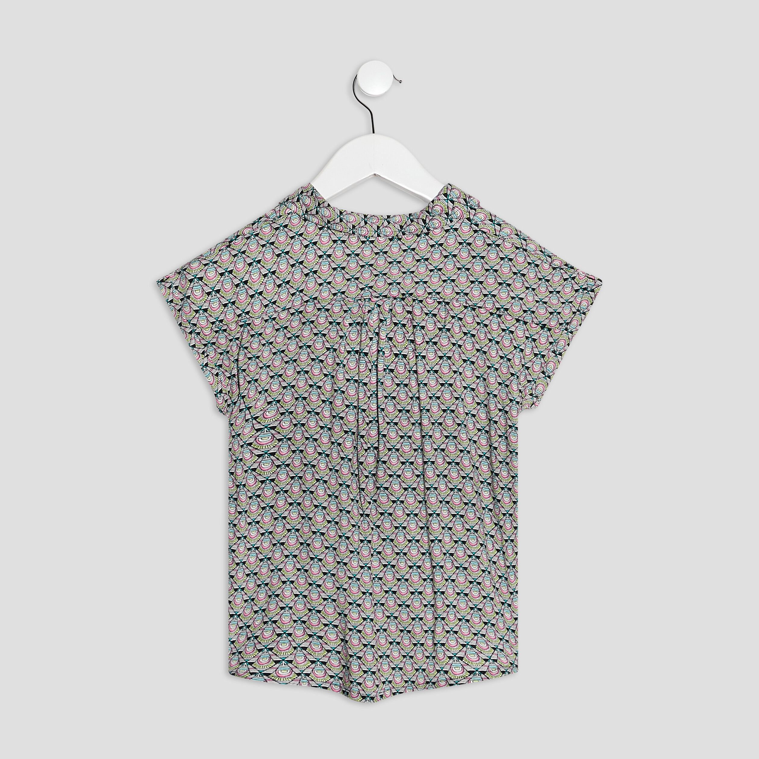 Chemise manches courtes ecru fille | La Halle