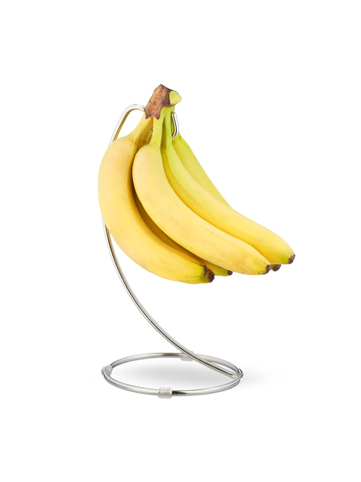 relaxdays Bananenhalter in Silber günstig kaufen onesize