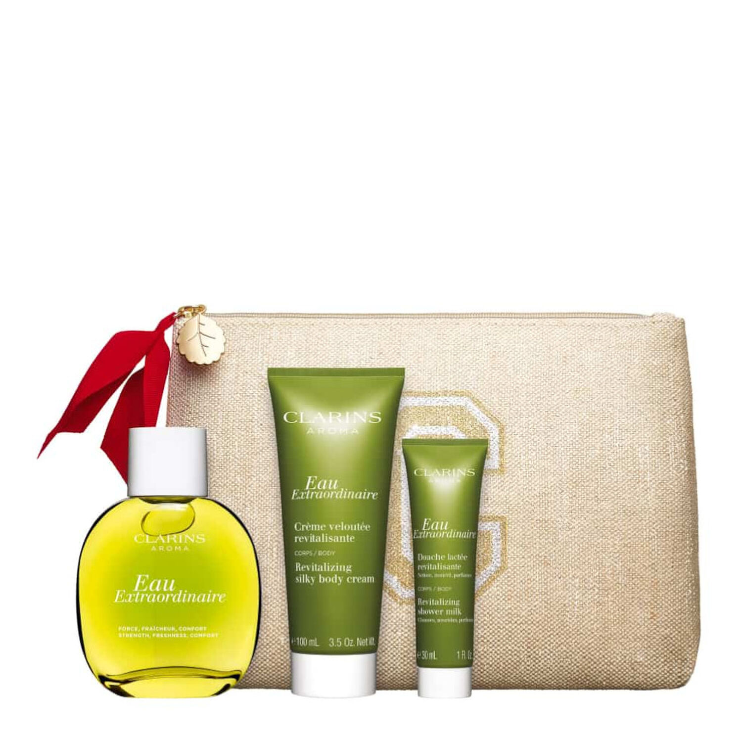 Clarins Eau Extraordinaire Coffret Eau de Soin 100 ml + 2 Produits