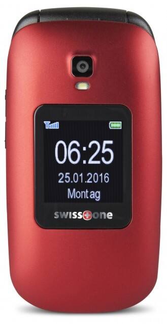 Swisstone BBM 625 0,3 Megapixel 6,1 cm (2,4 Zoll) MiniSIM Mobiltelefon Mobiltelefon Rot
