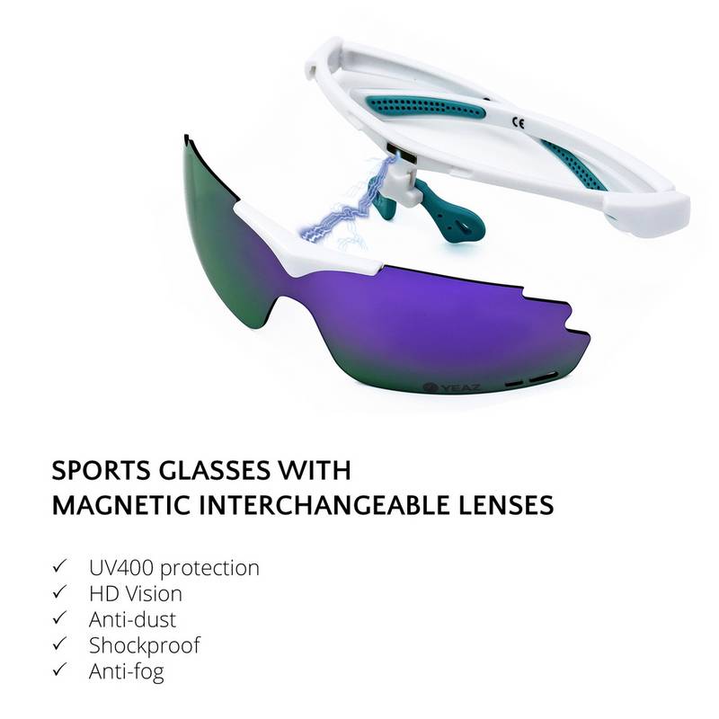 YEAZ SUNUP Sportbrille