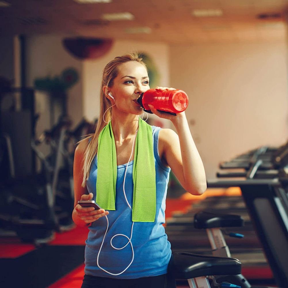 ZmdecQna Sporthandtuch Atmungsaktives Kühltuch für Übung Wandern Gym