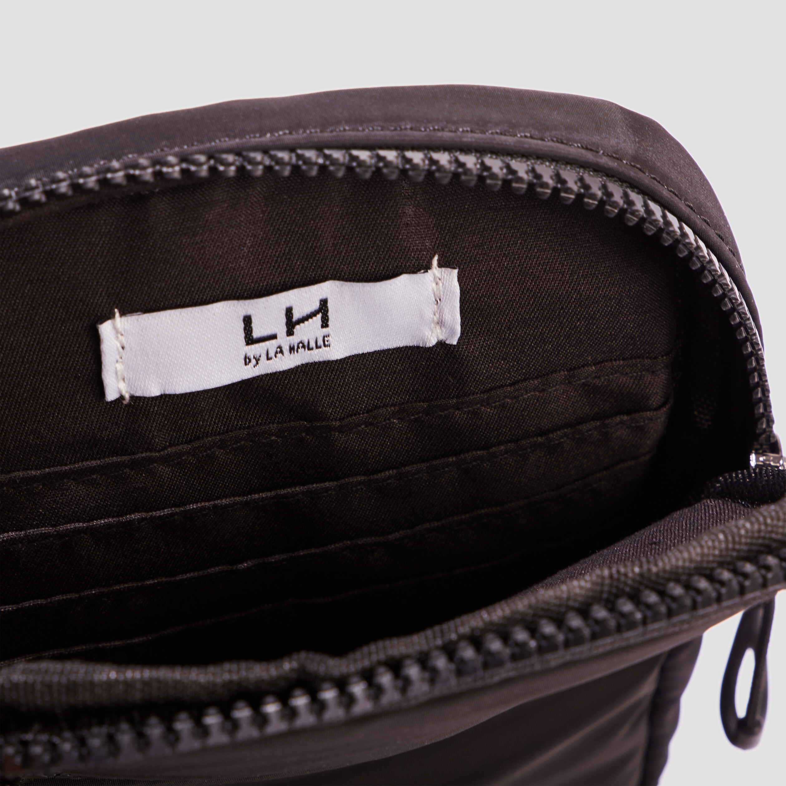 Portefeuille sacoche en bandoulière noir homme | La Halle