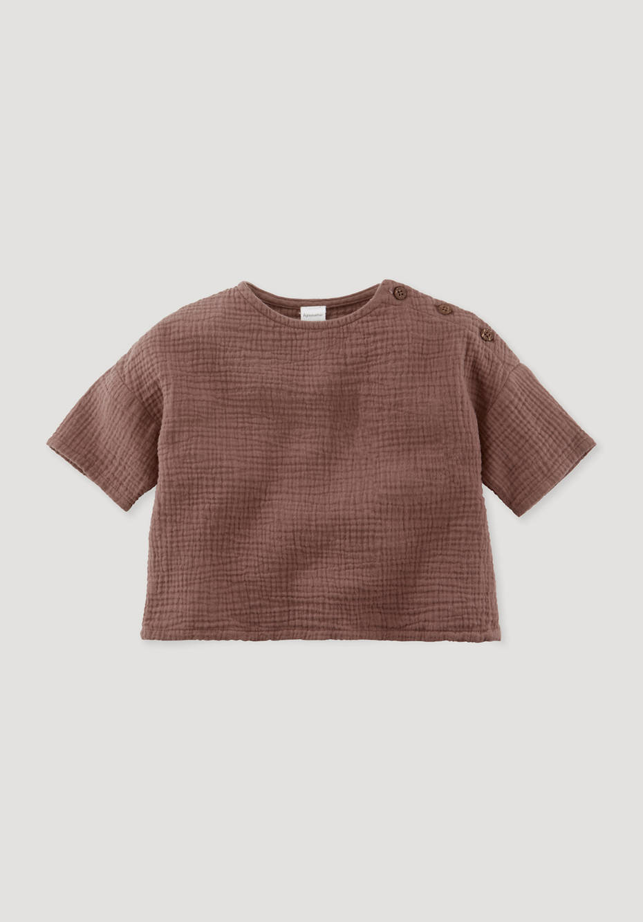 Musselin-Shirt aus reiner Bio-Baumwolle