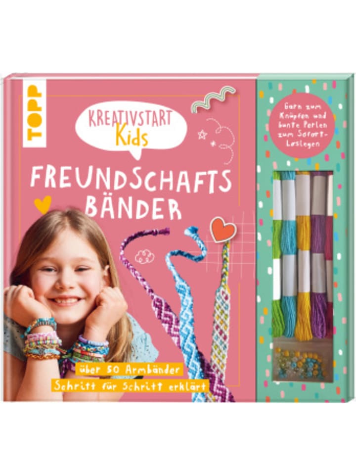 Frech Buch - Kreativstart Kids Freundschaftsbänder. Anleitungsbuch und Material günstig kaufen onesize