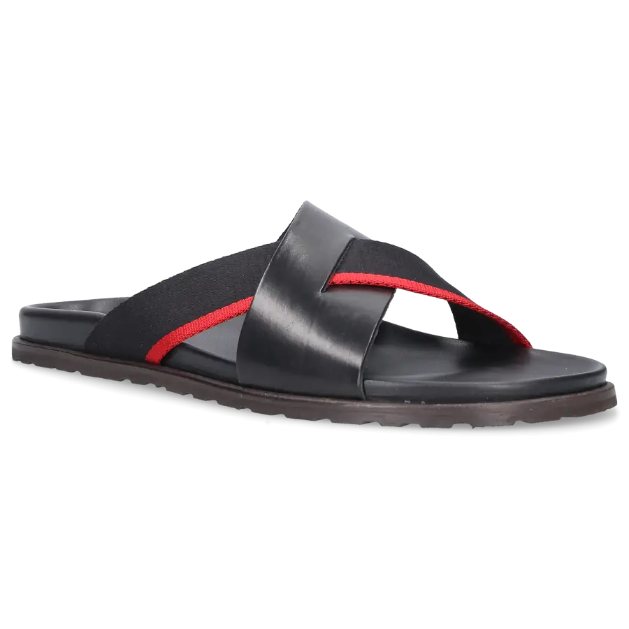 Budapester - Sandalen M7110 Kalbsleder - schwarz