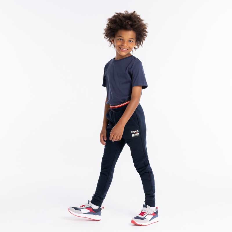 Pantalon de jogging en molleton bleu garçon
