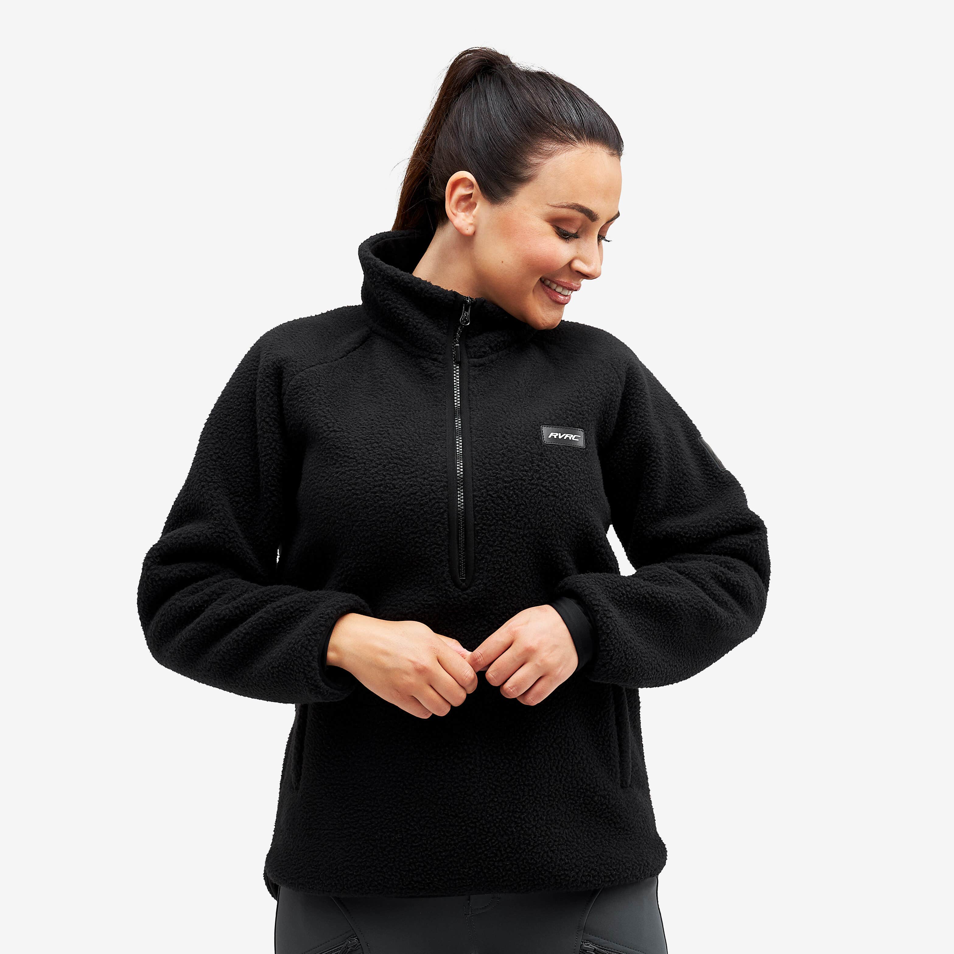 Sherpa Fleece Femme Caviar