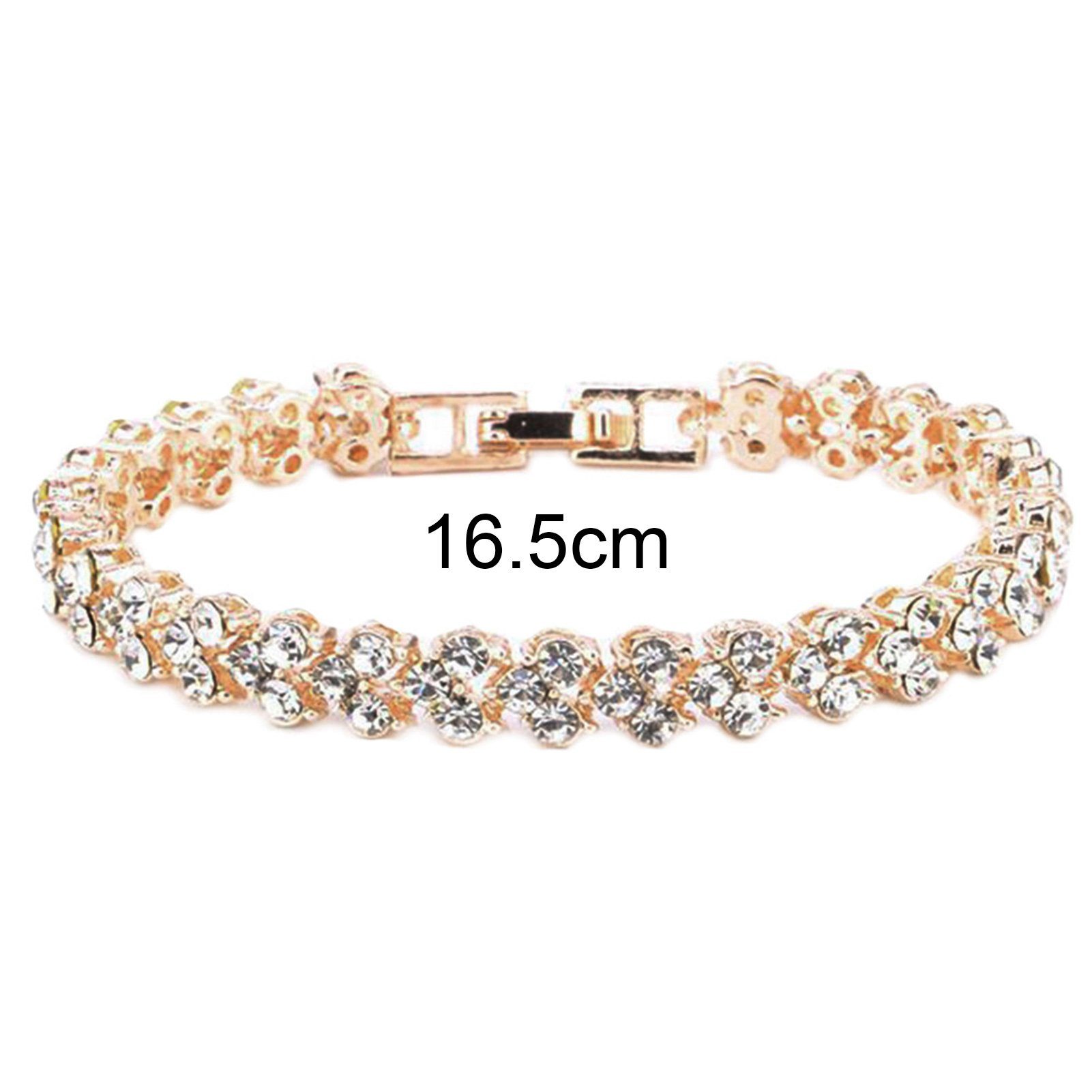 fulaide Armband Armband, Frau Zirkon Strass Intarsien Armreif