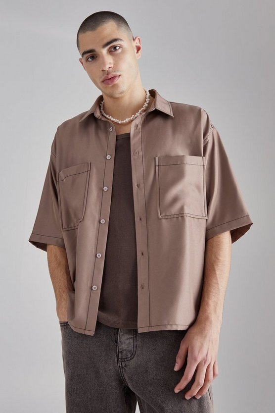 Kastiges Twill Hemd