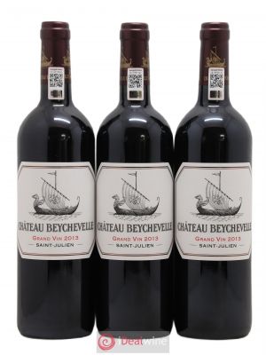Château Beychevelle 4ème Grand Cru Classé  2013 - Lot de 3 Bouteilles