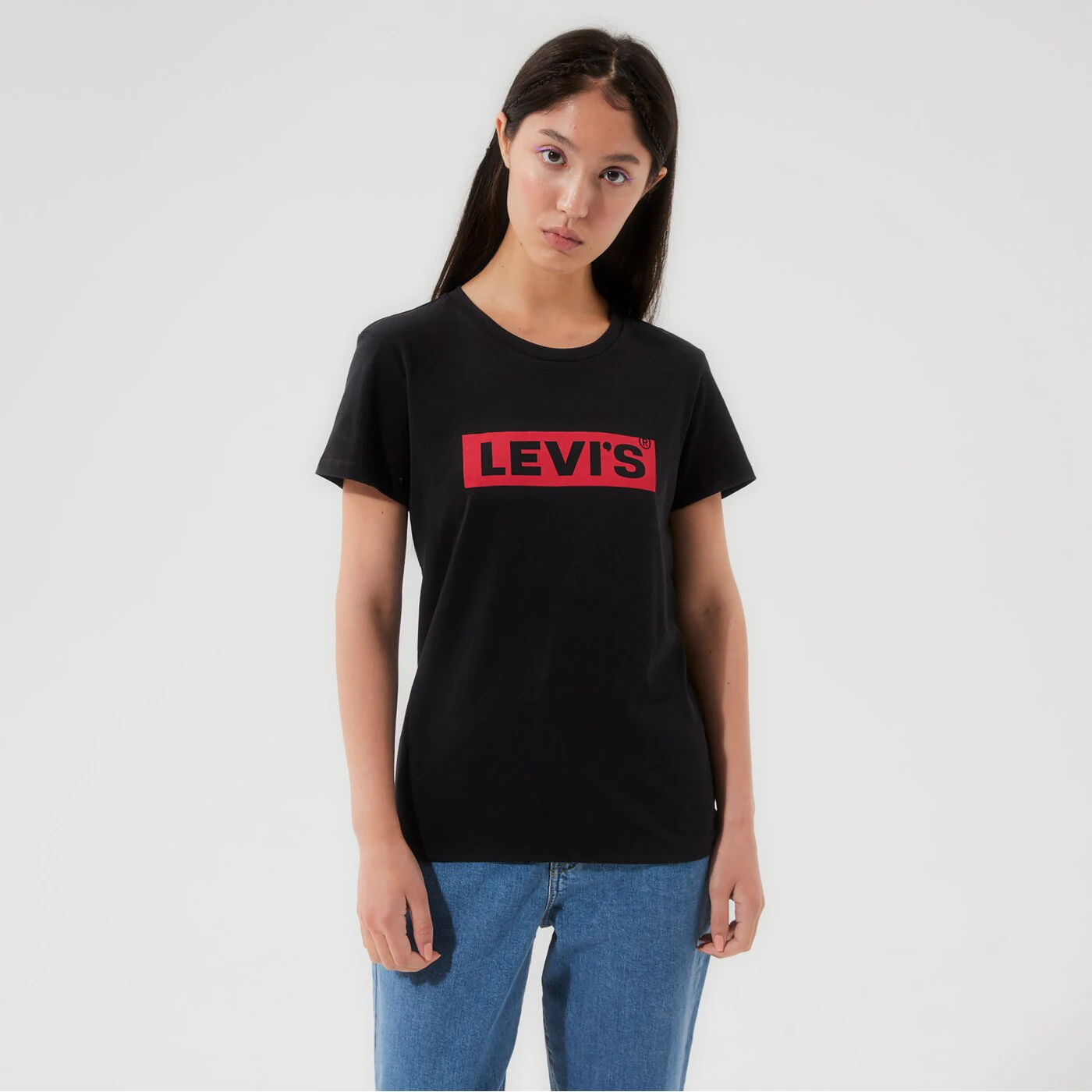 LEVI'S T-SHIRT THE PERFECT TEE Schwarz
