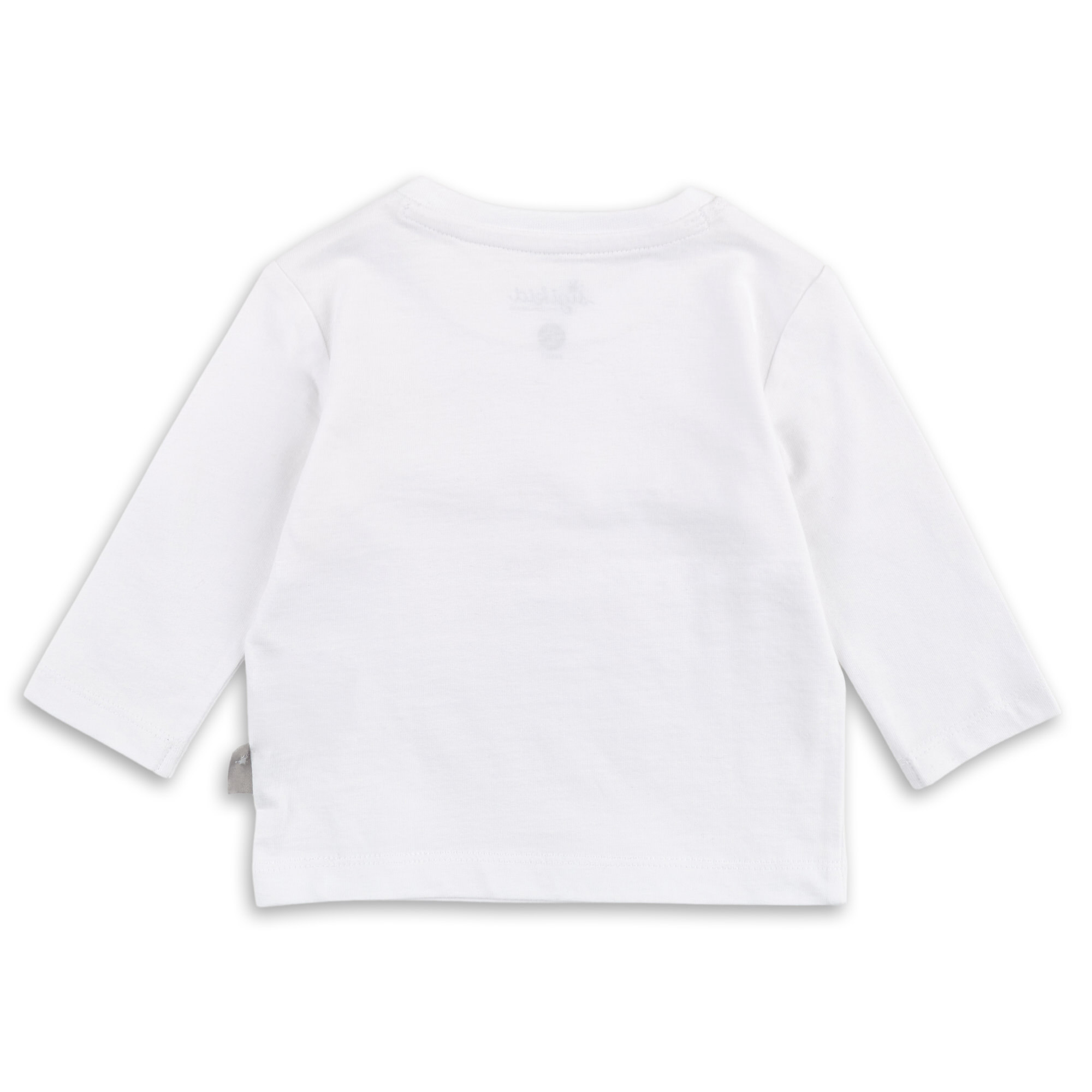 Baby Langarmshirt im 2er Pack, weiß