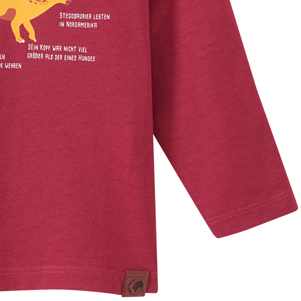 Baby Langarmshirt mit Stegosaurus-Print