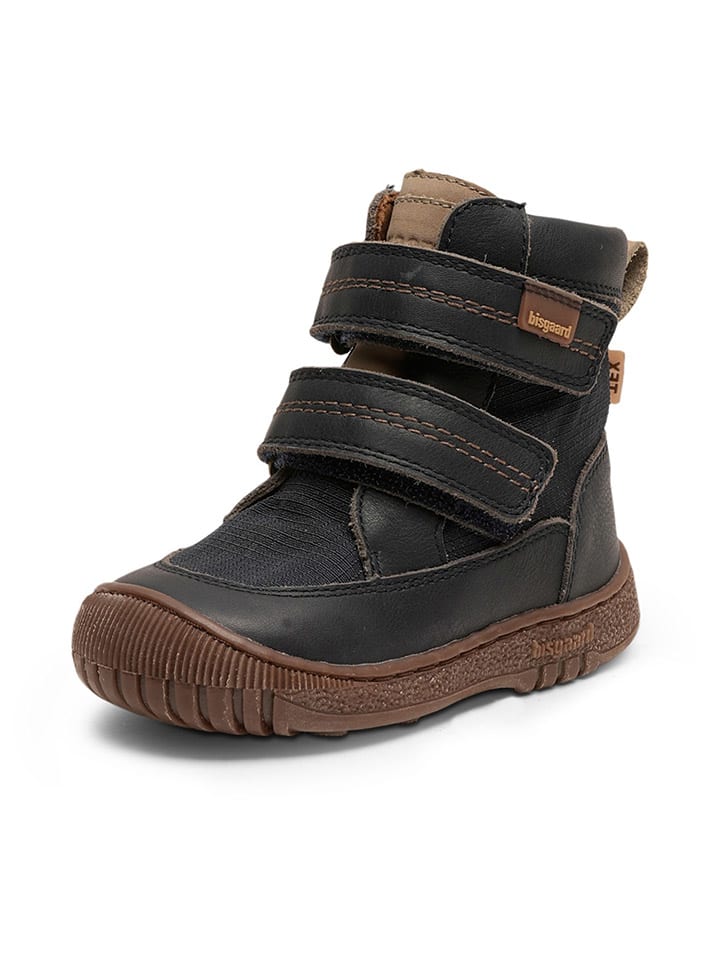 bisgaard Leder-Boots in Dunkelblau günstig kaufen