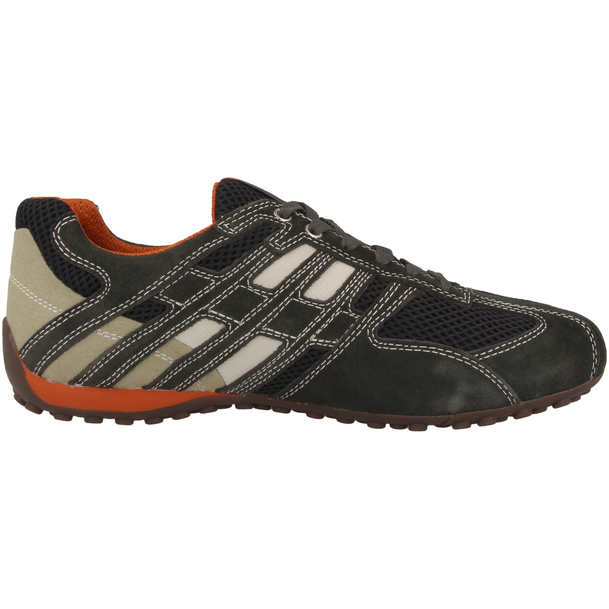 Geox Snake Sneaker Low dunkelgrau