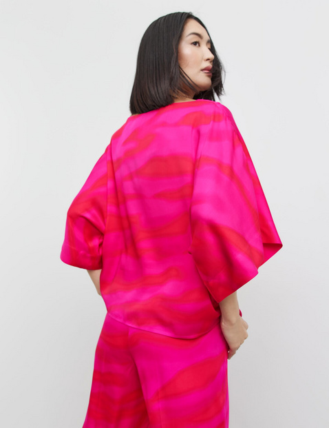Lässige Bluse aus edlem Satin