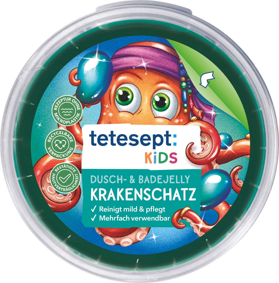 Kinder Badezusatz Dusch- & Bade Jelly Krakenschatz, 100 g