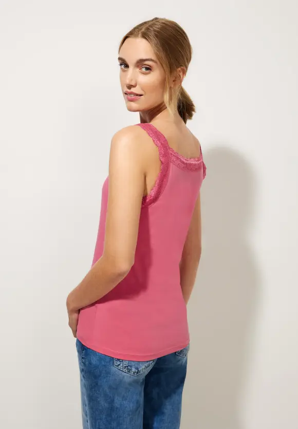Street One Basic Top mit Spitze