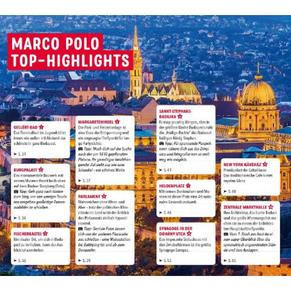 MARCO POLO REISEFÜHRER BUDAPEST
