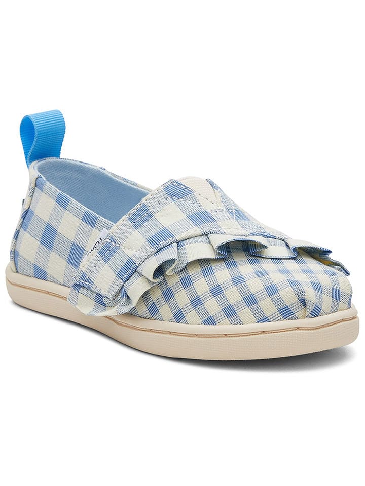 TOMS Slipper in Hellblau/ Creme günstig kaufen