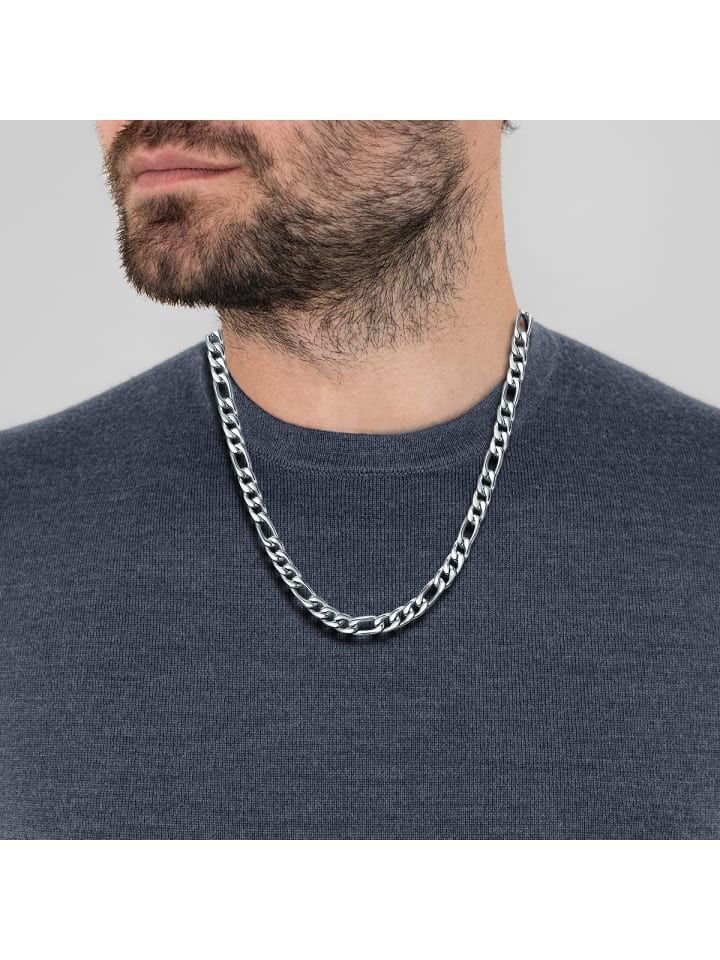 True Rebels Kette Edelstahl in silber günstig kaufen