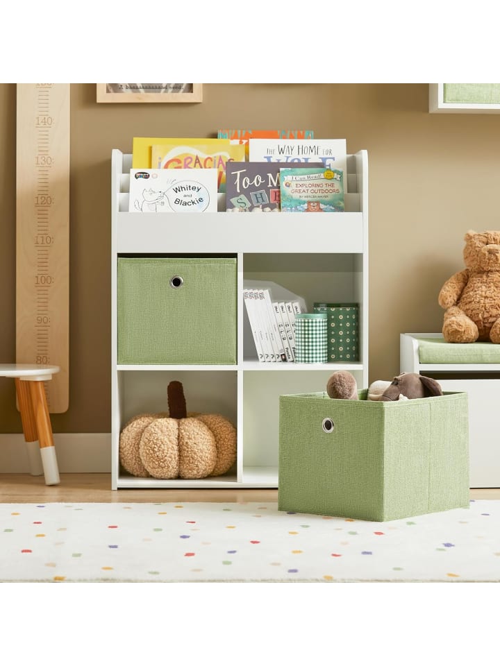 SoBuy Bücherregal in Weiß - (B)60 x (H)80 x (T)34cm günstig kaufen onesize