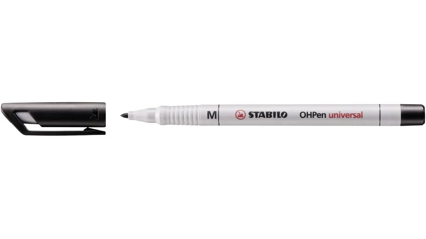 STABILO® Folienstift - STABILO OHPen universal - wasserlöslich medium - 4er Pack - grün, rot, blau, schwarz sortiert