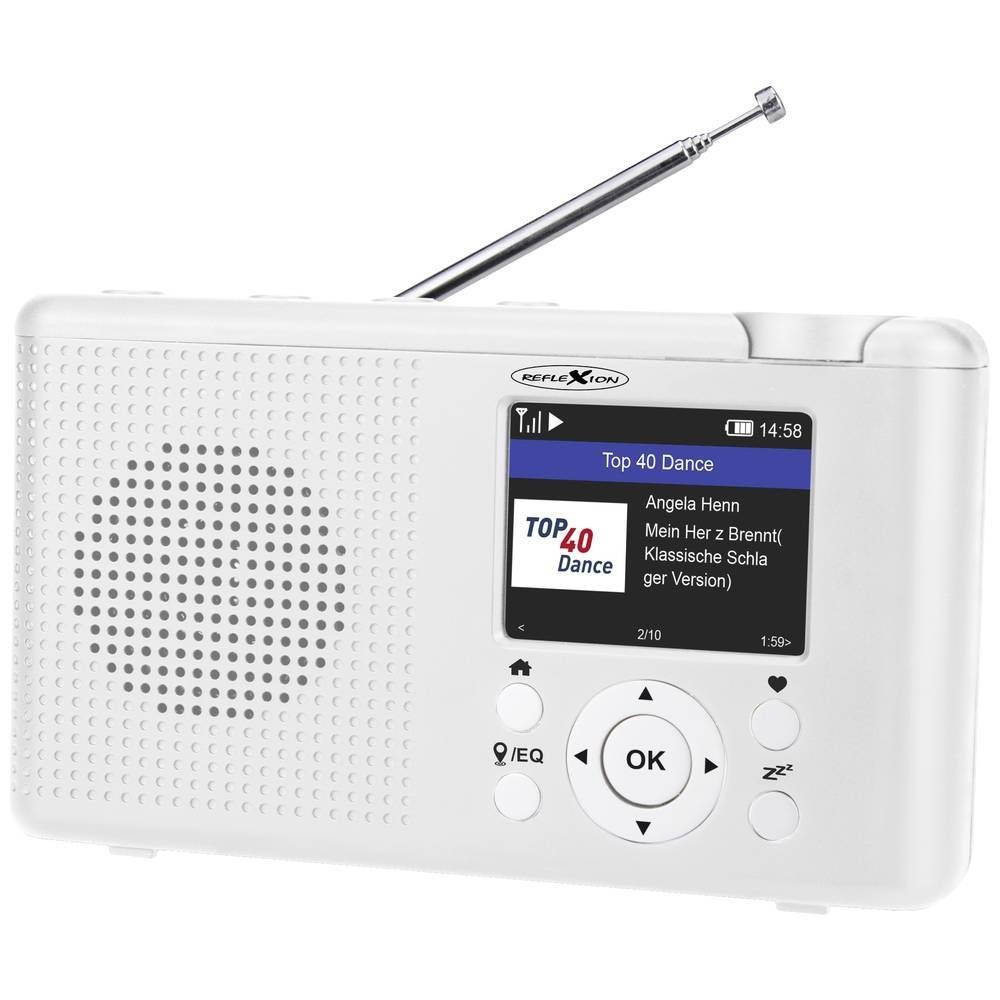 Reflexion Tragbares Internet- und DAB-Radio mit Akku Radio (wiederaufladbar)