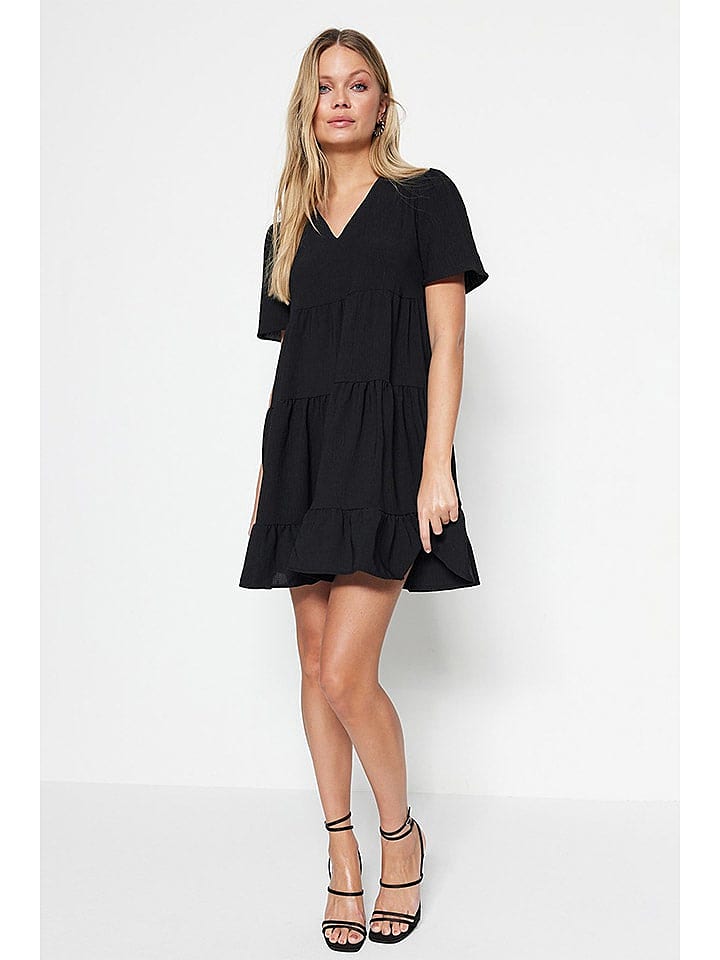 trendyol Kleid in Schwarz günstig kaufen 42
