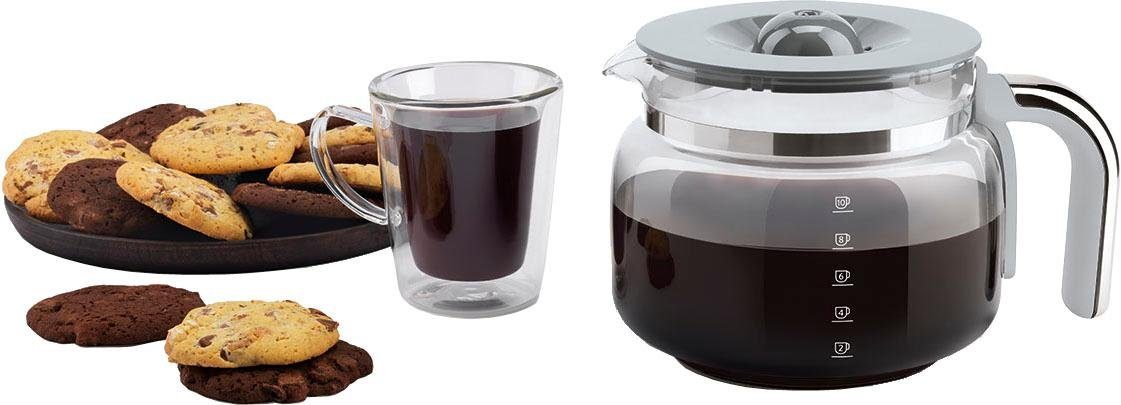 Smeg Filterkaffeemaschine DCF02CREU, Papierfilter 1x4, inkl. Permanentfilter