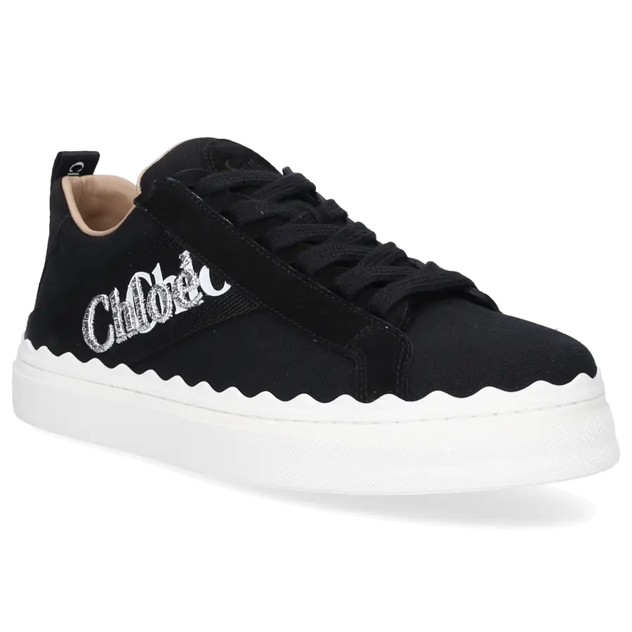 Chloé - Sneaker low LAUREN Canvas - schwarz