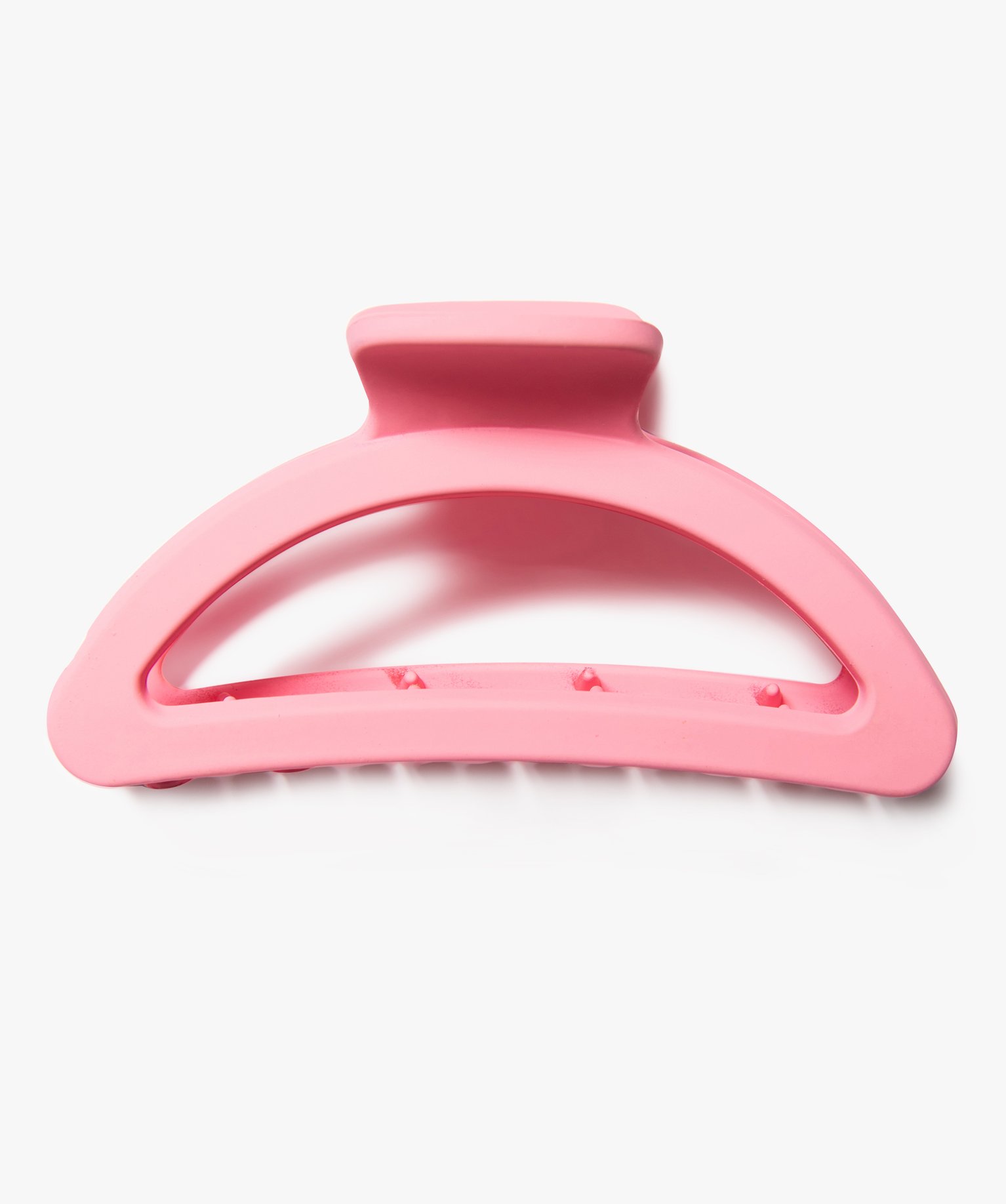 Pince crabe femme pour les cheveux forme demi-lune rose | GEMO