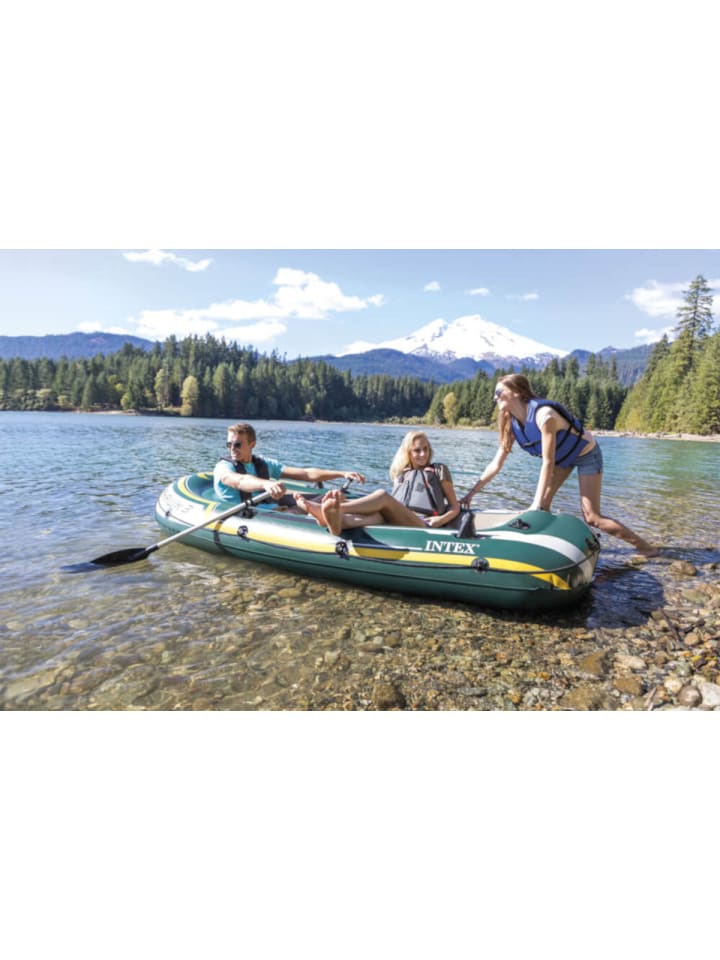 Intex Schlauchboot Seahawk 3 mit Paddel und Pumpe 295x137x43cm in bunt günstig kaufen onesize