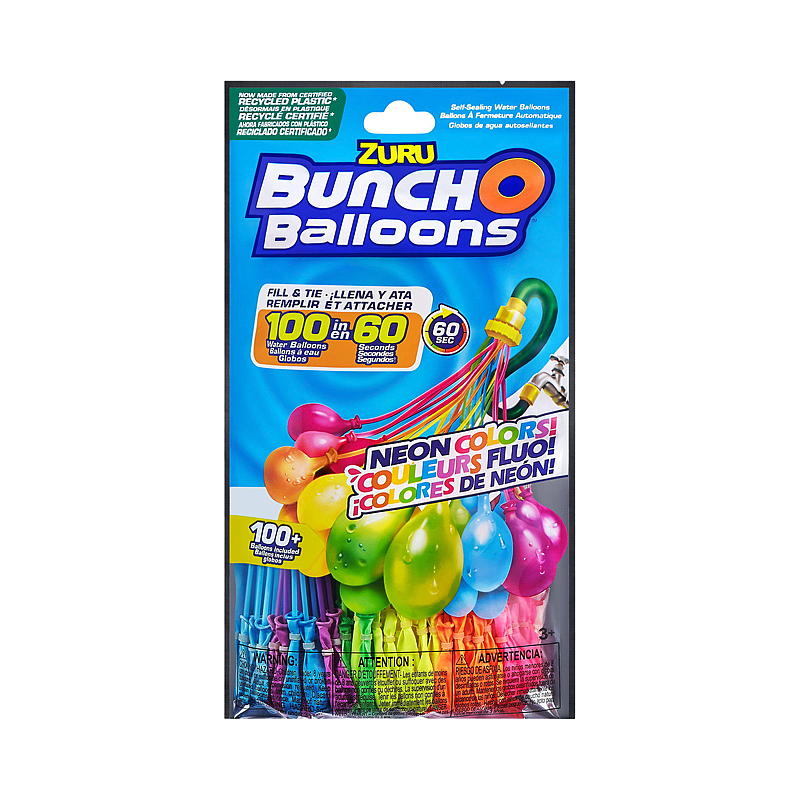 Bunch O Ballons Vannballonger 100-pk Bunch o balloons neon splash